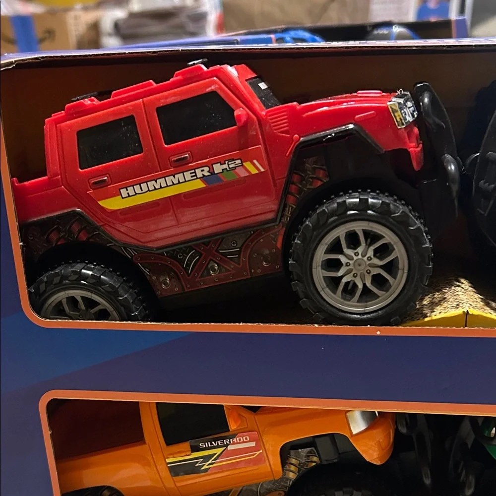 NWT Tough Truck Play Set - Red, Blue, Orange, Green